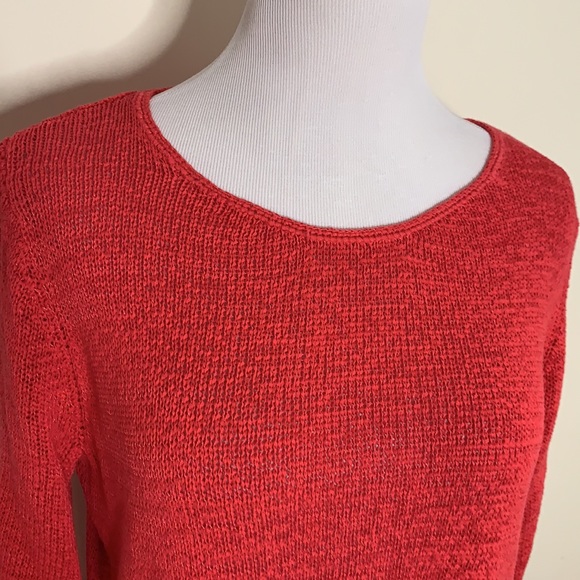Rachel Zoe Red Loose Knit Sweater - Picture 2 of 8